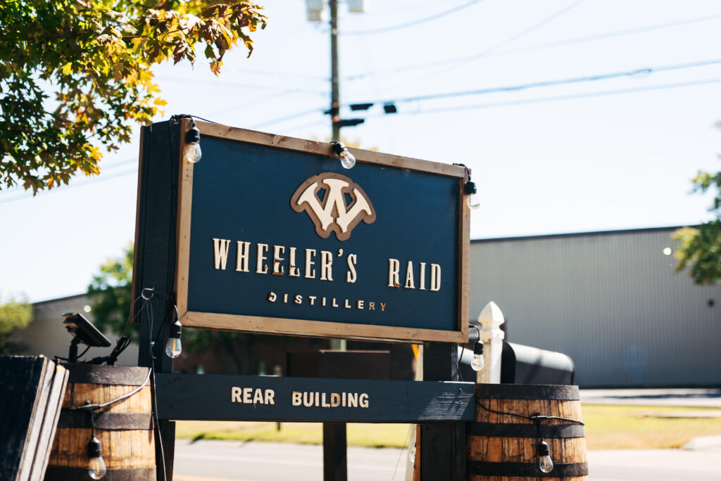 Wheeler’s Raid Distillery in Nolensville, TN. Courtesy of Visit Franklin.