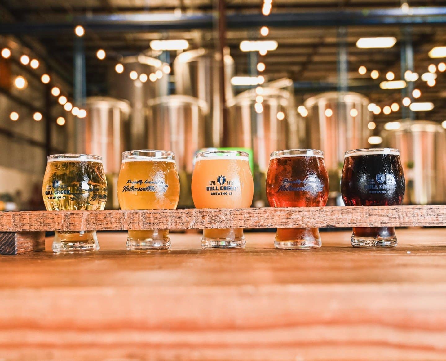 Mill Creek Brewing Company is a craft brewery along the Masters &amp; Makers Trail that runs through Williamson County, Tennessee. Photo Courtesy VisitFranklin.com