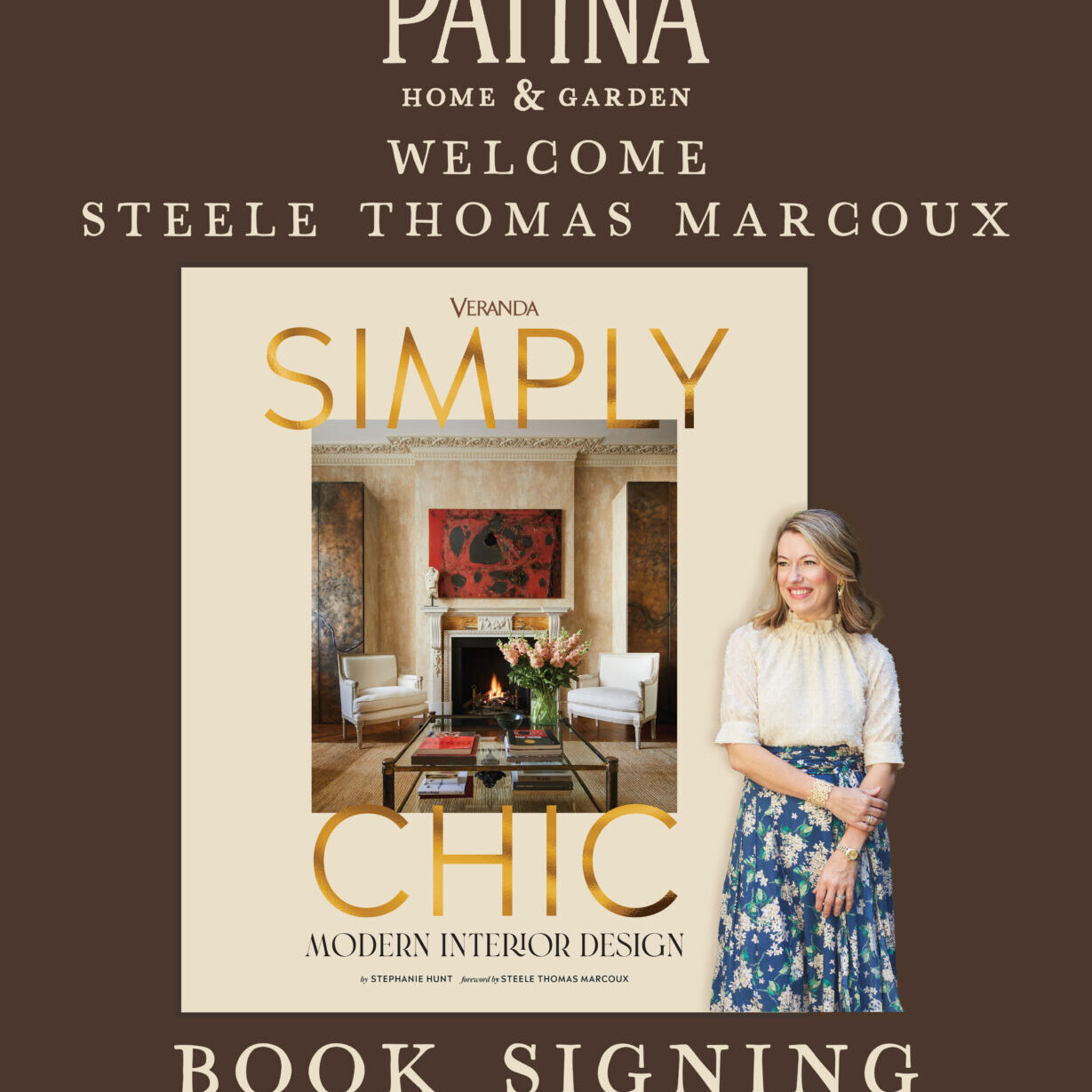 STeele Thomas Marcoux book signing at Patina. October 19th 2-5pm