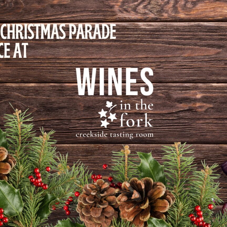 White Brown and Red Christmas Parade Facebook Event Cover - 1